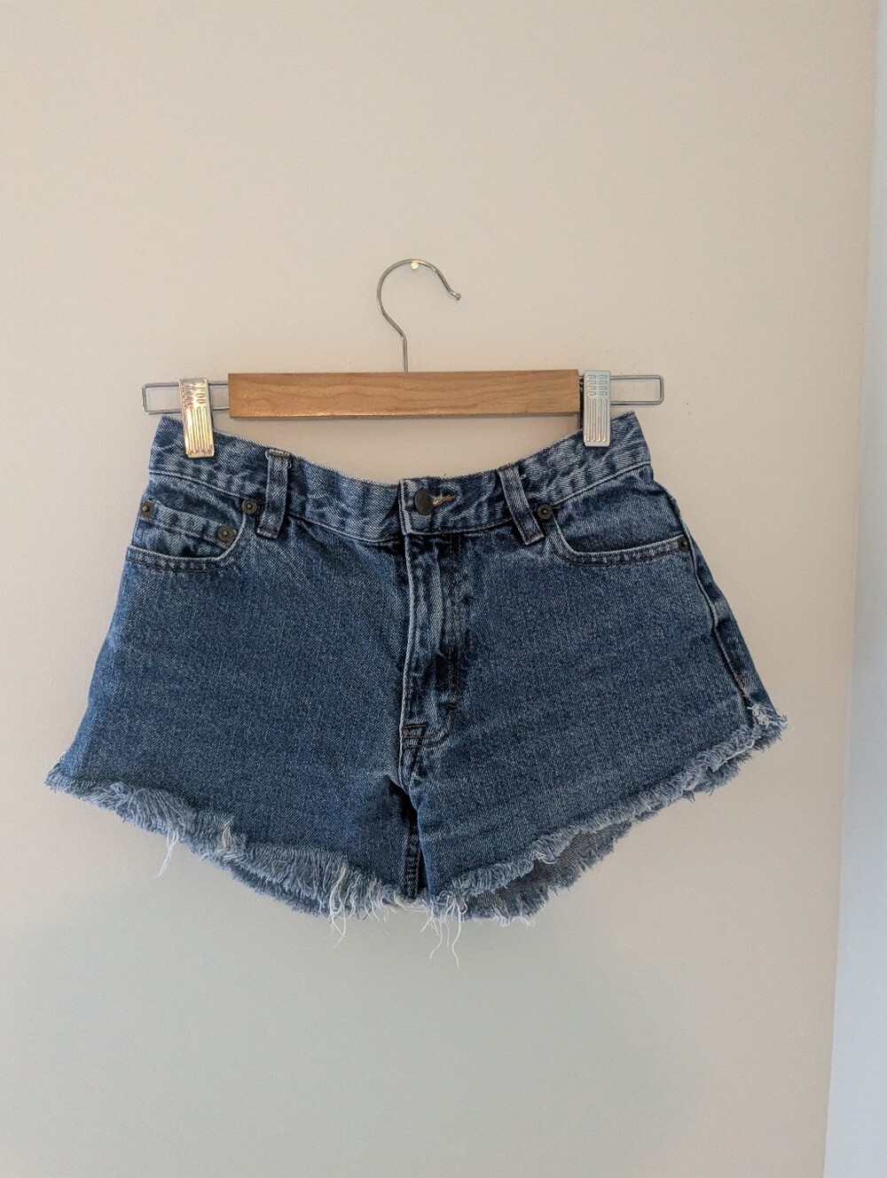 Vintage Cropped Jean Shorts